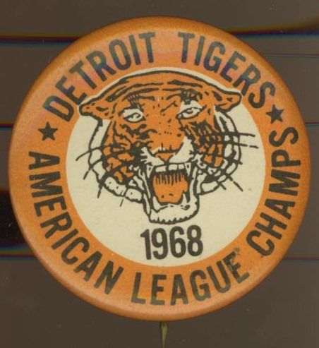 1968 Detroit Tigers AL Champions Pin